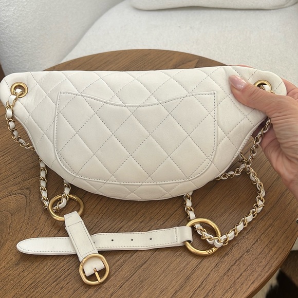 ⭐️RUNWAY⭐️CHANEL All About Chains Bum Bag Fanny Waist Belt Bag ✨Limited Edition✨ - Picture 8 of 17